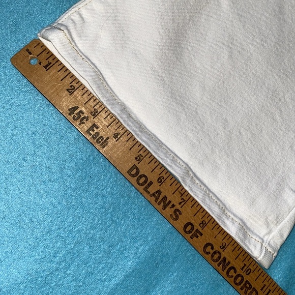 LEVI’S 512 bootcut perfectly slimming high rise wide leg white NEW size 16M - Picture 15 of 16